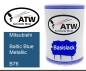 Preview: Mitsubishi, Baltic Blue Metallic, B76: 500ml Lackdose, von ATW Autoteile West.